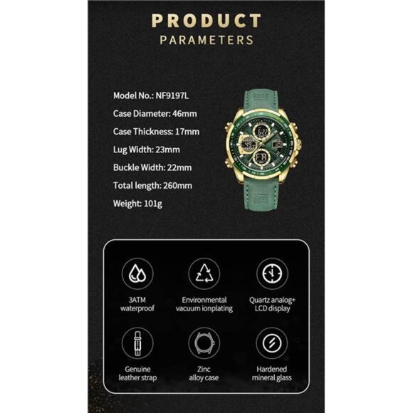 Men's Military Digital Watches Analog Quartz Waterproof Watch Sport - Picture 3 of 7